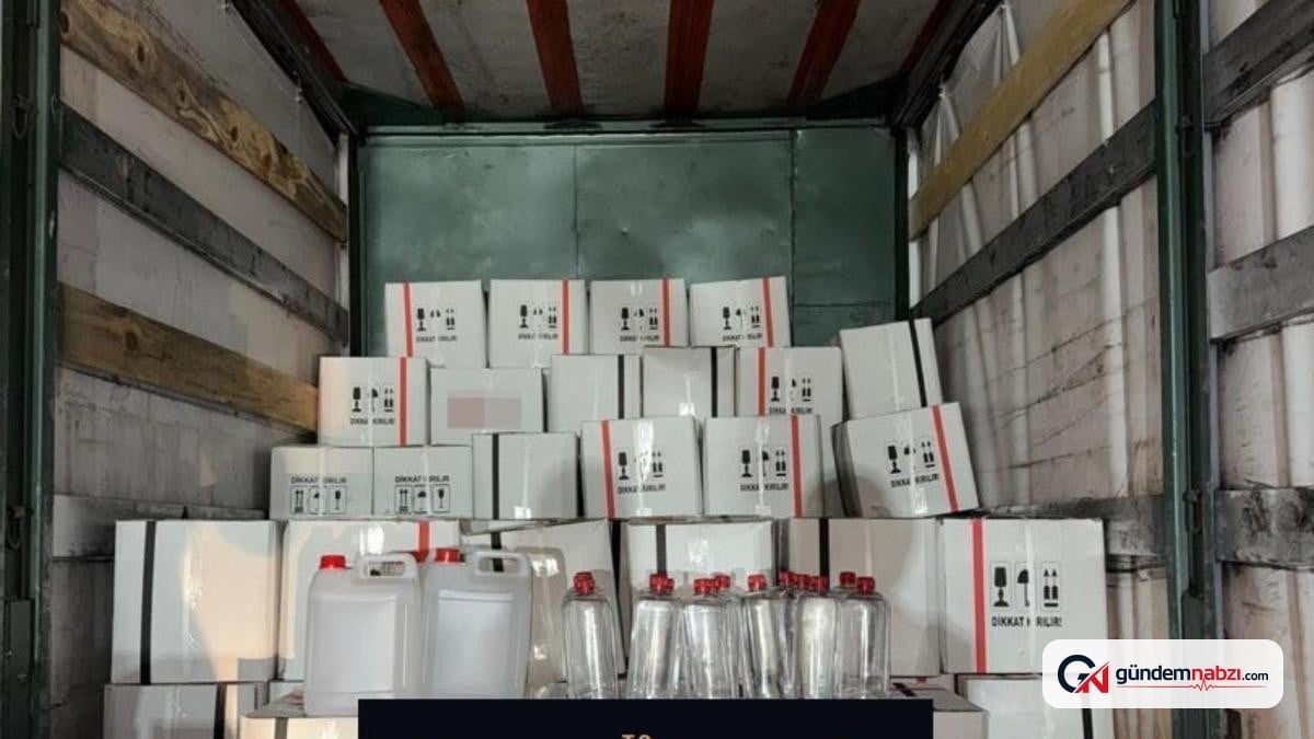 Kocaeli'de 2.400 litre kaçak etil alkol ele geçirildi