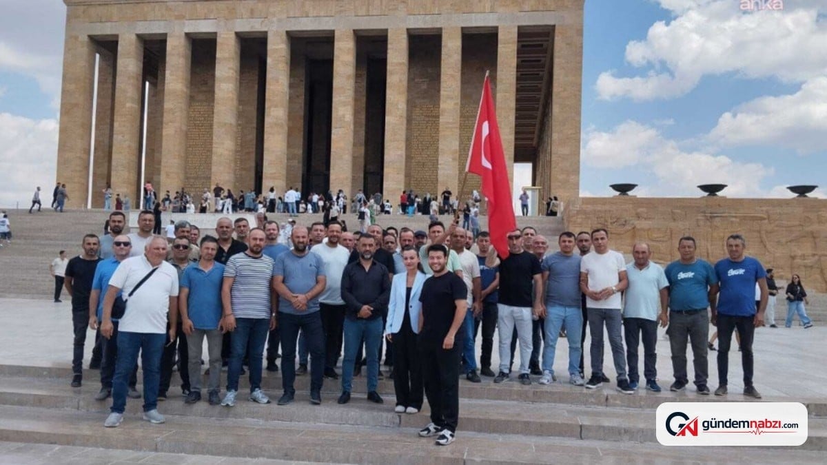 Madenciler Anıtkabir'i ziyaret etti