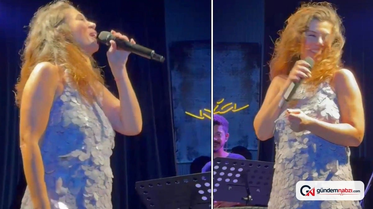 Gökçe Bahadır, hamilelik sonrası Bodrum konserinde sahneye çıktı