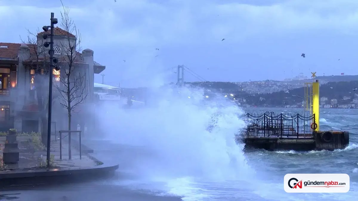 İstanbul'da fırtına bekleniyor, AKOM tarih vererek uyardı