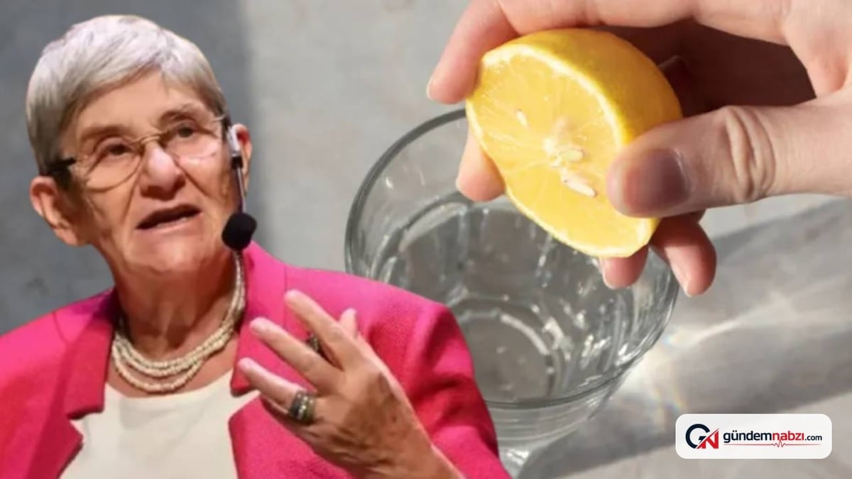 Canan Karatay limonlu suyun faydalarını açıkladı