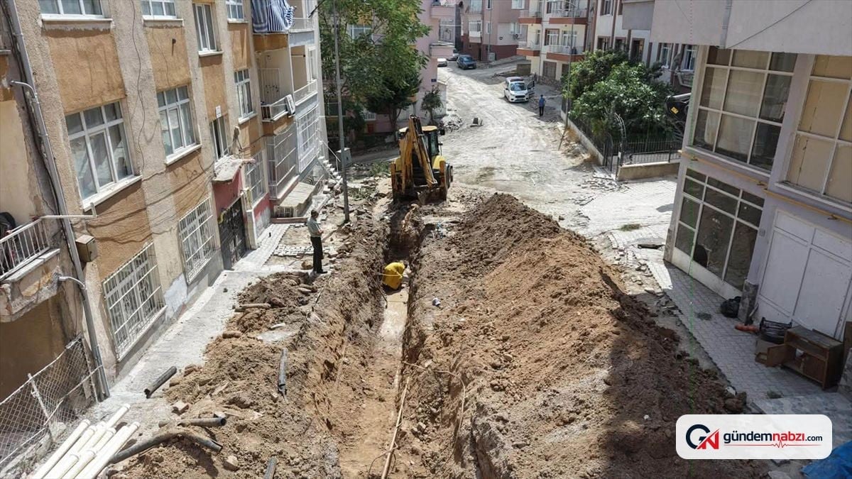 Kırıkkale'de 10 sokakta altyapı hatları yenileniyor