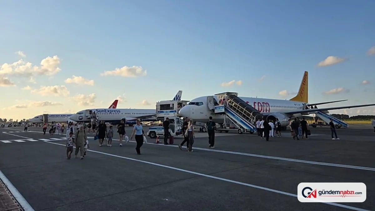 Samsun Havalimanı'nın Temmuz ayı yolcu trafiği açıklandı