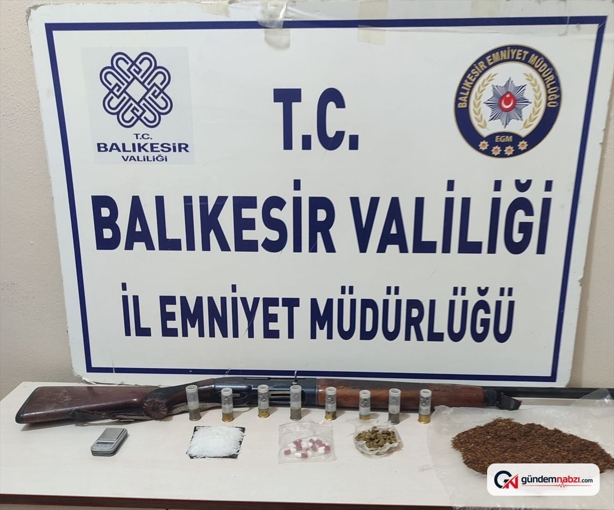 Balıkesir'in Susurluk ilçesinde uyuşturucu operasyonu: 1 tutuklama