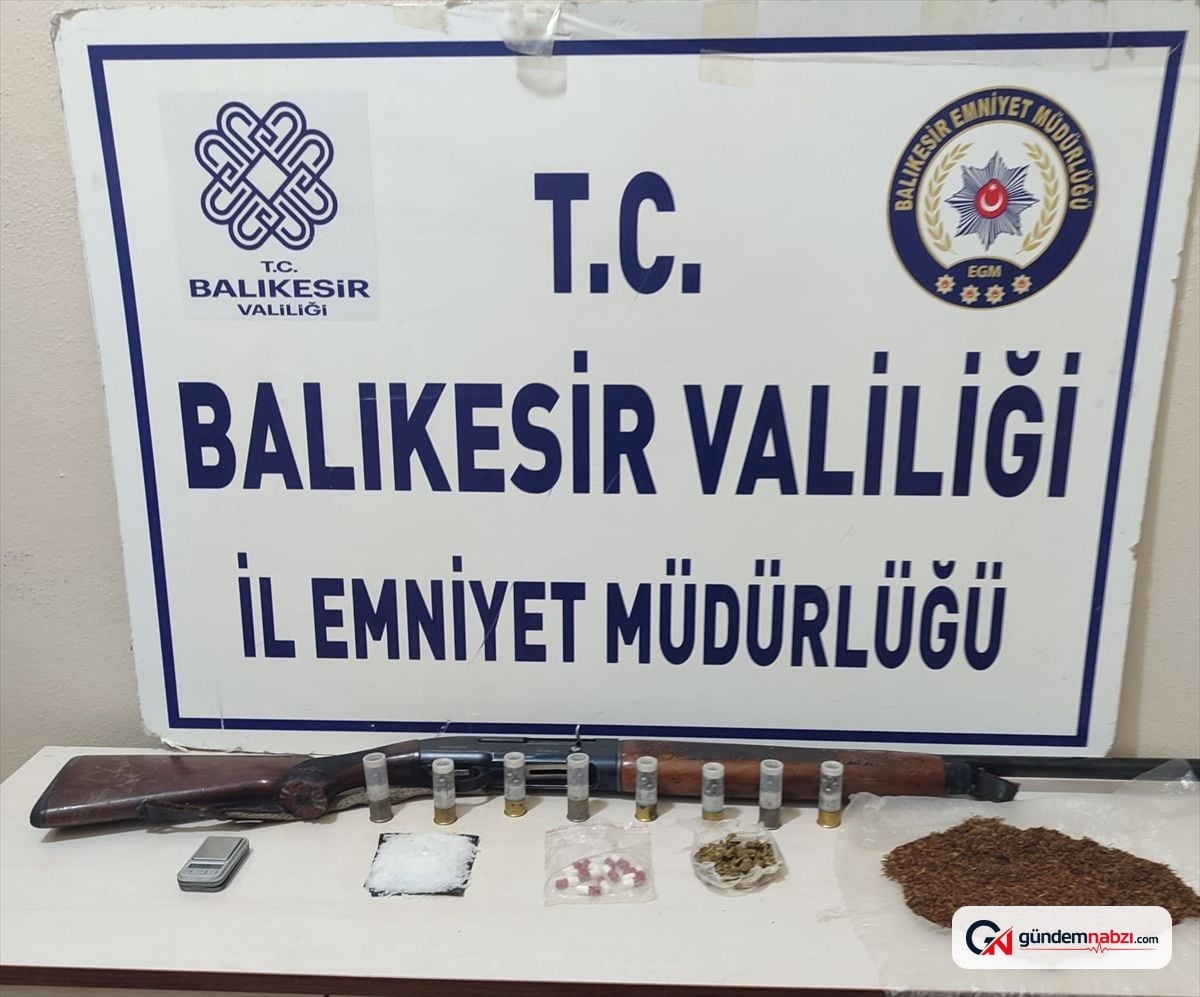 Balıkesir'in Susurluk ilçesinde uyuşturucu operasyonu: 1 tutuklama