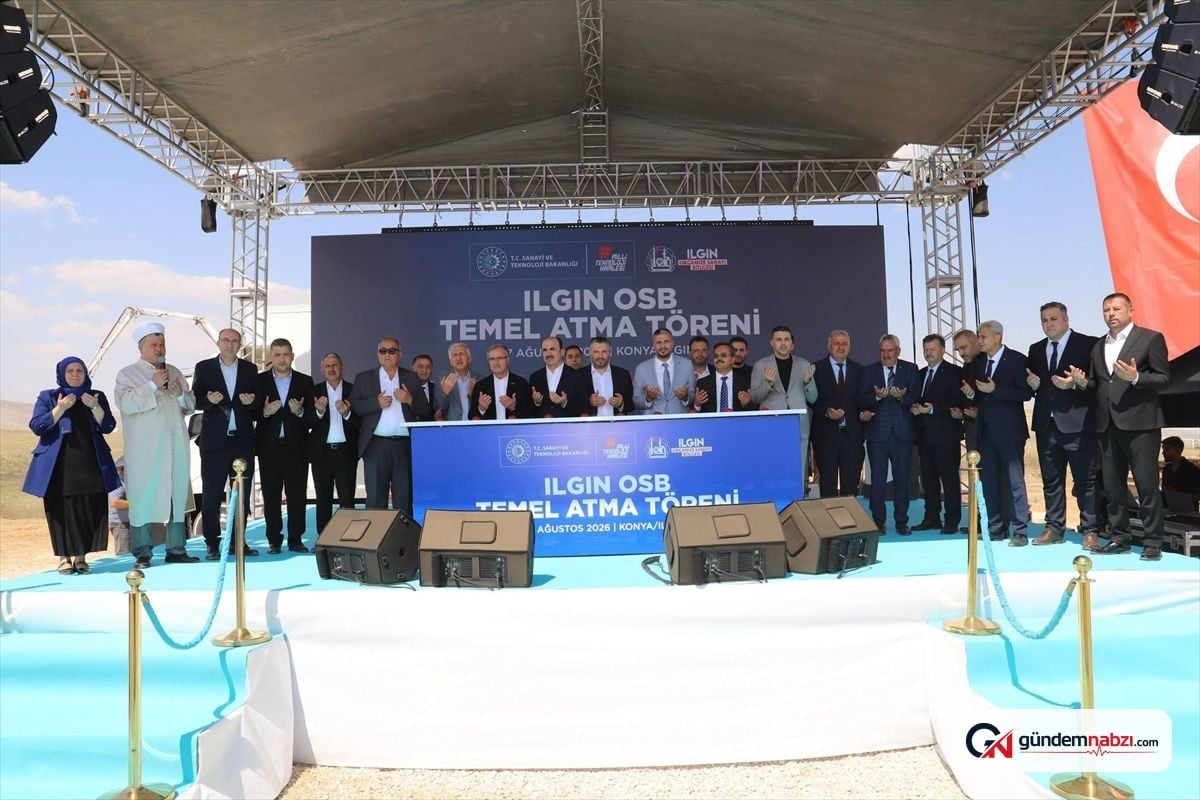 Konya Ilgın OSB altyapısı temel atma töreniyle başladı