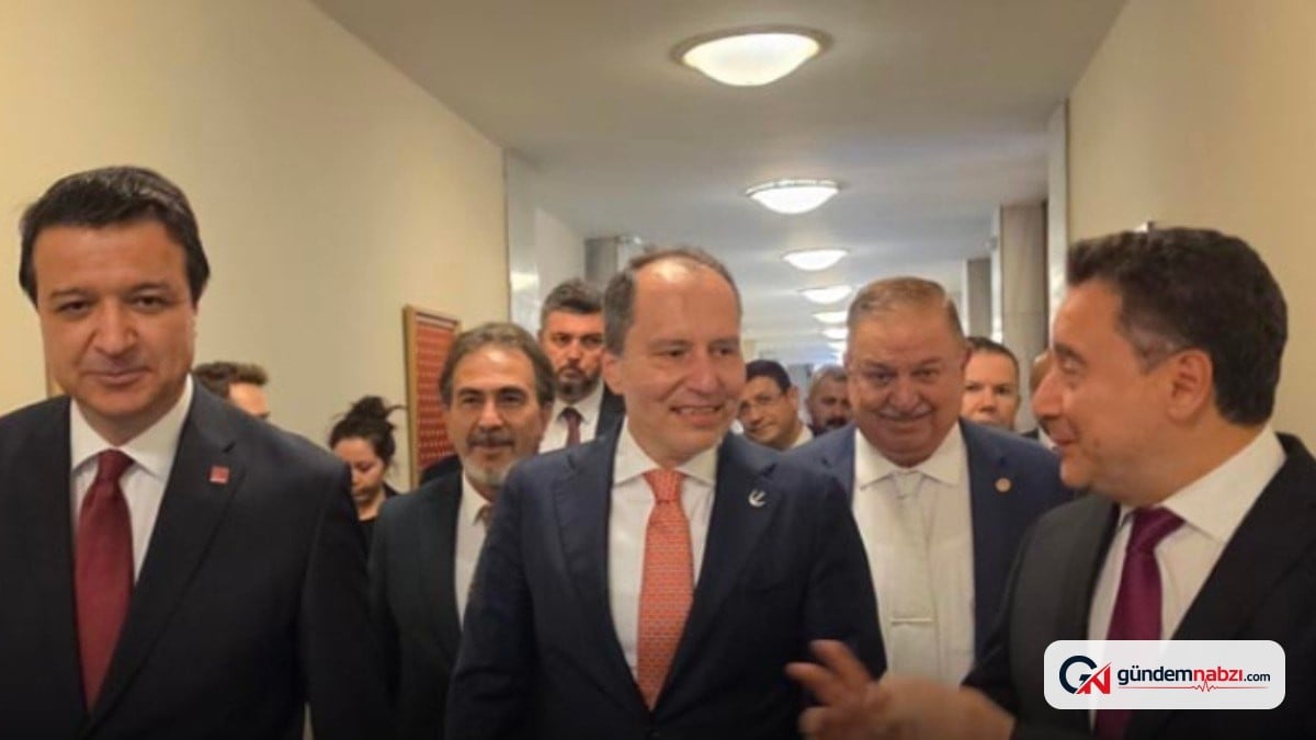 Üç liderden Meclis'te buluşma: İttifak iddialarına yanıt