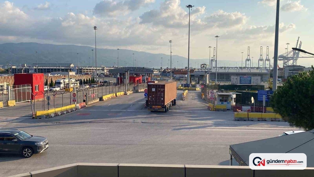 Körfez'de iş kazası: RTG operatörü yüksekten düştü