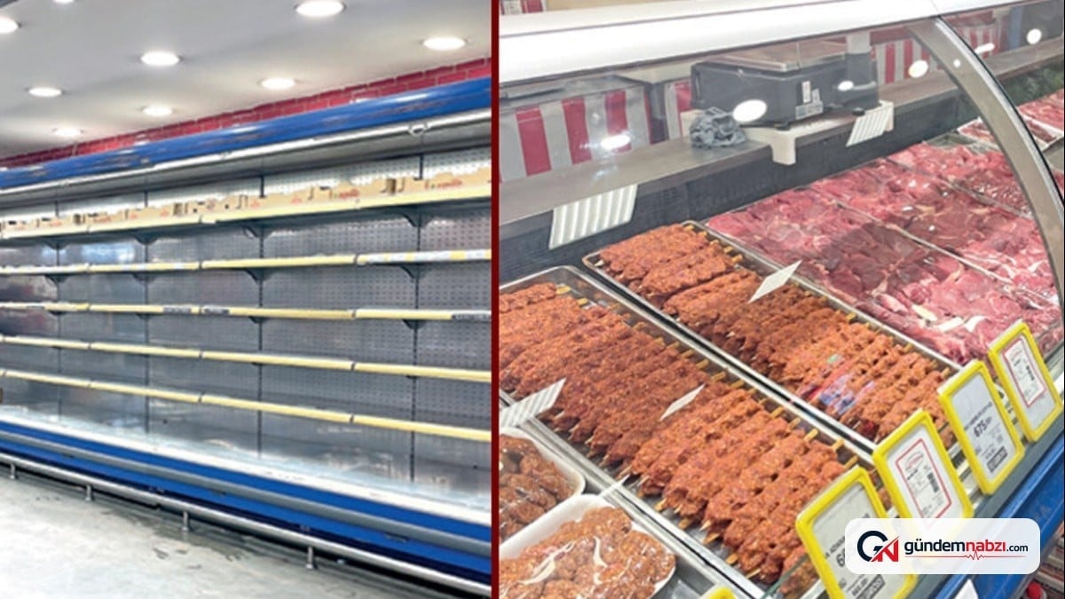 Ankara'da market reyonları: Beyaz et tükeniyor, kırmızı ete yaklaşan yok
