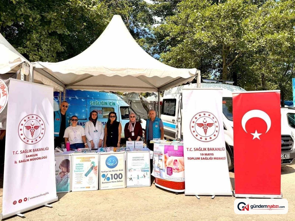 Samsun'da sağlık bilgilendirme etkinliği düzenlendi