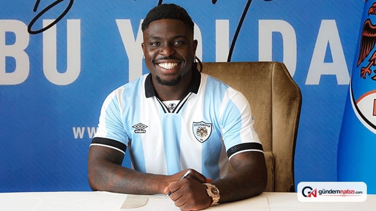 Ebosele, Erzurumspor FK'nın ilk İrlandalı futbolcusu oldu