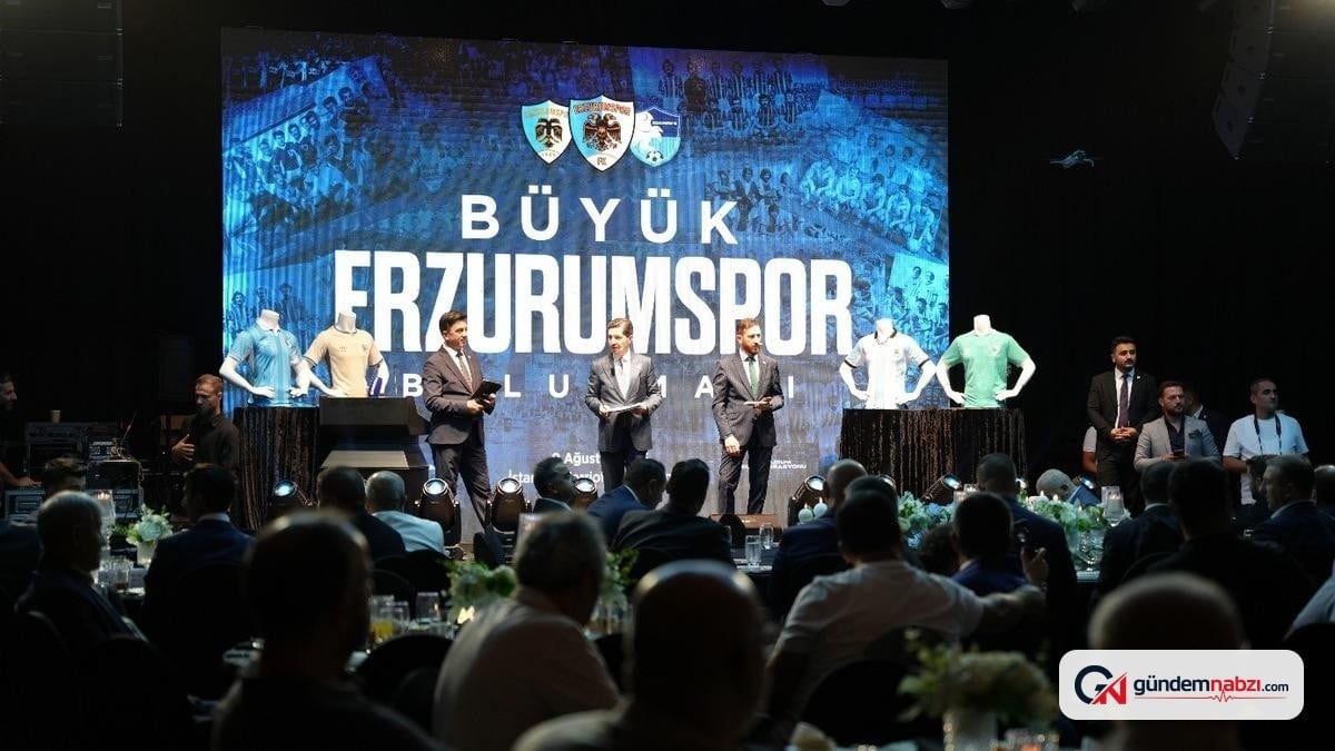 İstanbul'daki Gecede Erzurumspor FK'ya 200 milyon lira bağış taahhüdü