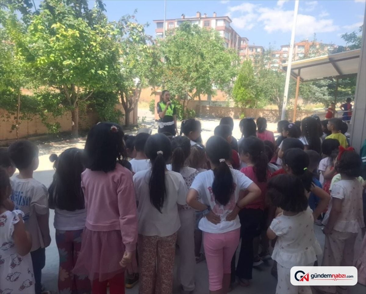 Niğde'de Kur'an kursu öğrencilerine trafik eğitimi verildi