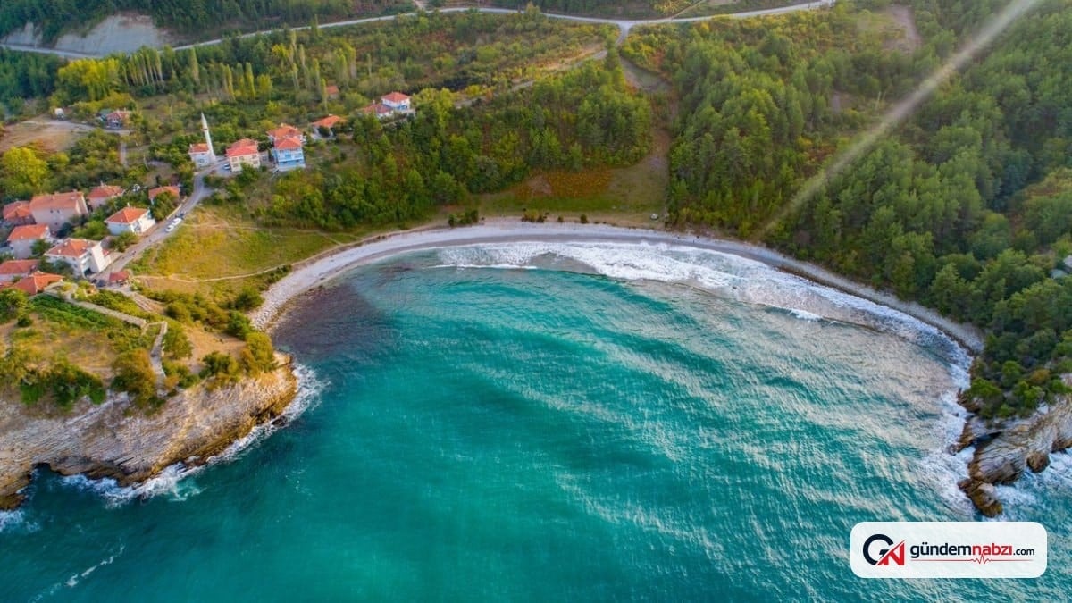 Karadeniz'in Ginolu Koyu yaz aylarında popüler bir tatil noktası