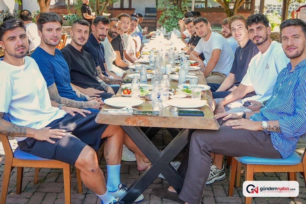 Trabzonspor'da Savic'in organizasyonuyla kahvaltı yapıldı