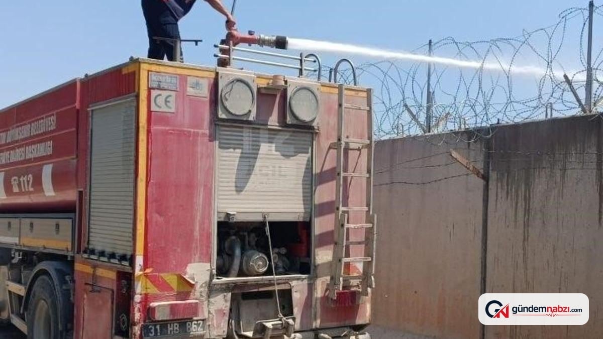 Hatay'da Suriye sınırındaki orman yangını kontrol altına alındı