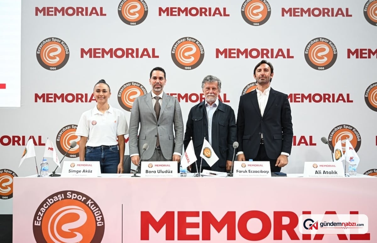 Eczacıbaşı ile Memorial Sağlık Grubu sponsorluk anlaşması imzaladı