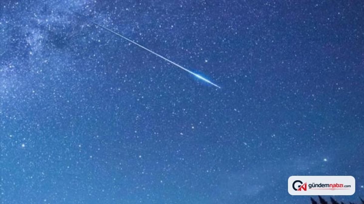 Düzce'de Perseid meteor yağmuru görsel şölen sundu