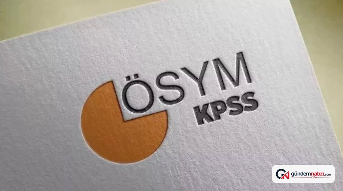 2026 KPSS Ortaöğretim sınav ve başvuru takvimi açıklandı