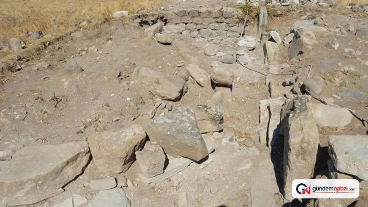 Elazığ'da kiraz fidanı dikerken 1700 yıllık Roma mozaiği bulundu