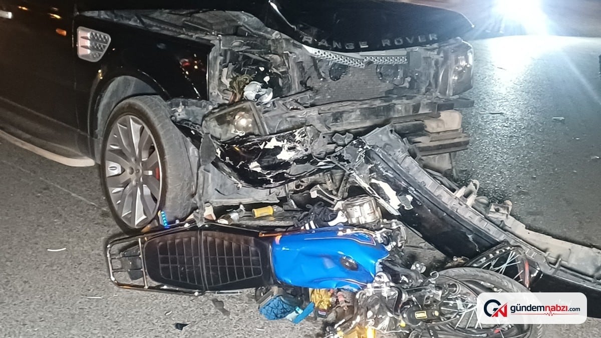 Aksaray'da kırmızı ışıkta geçen motosiklet cipe çarptı: 1 ölü, 1 yaralı