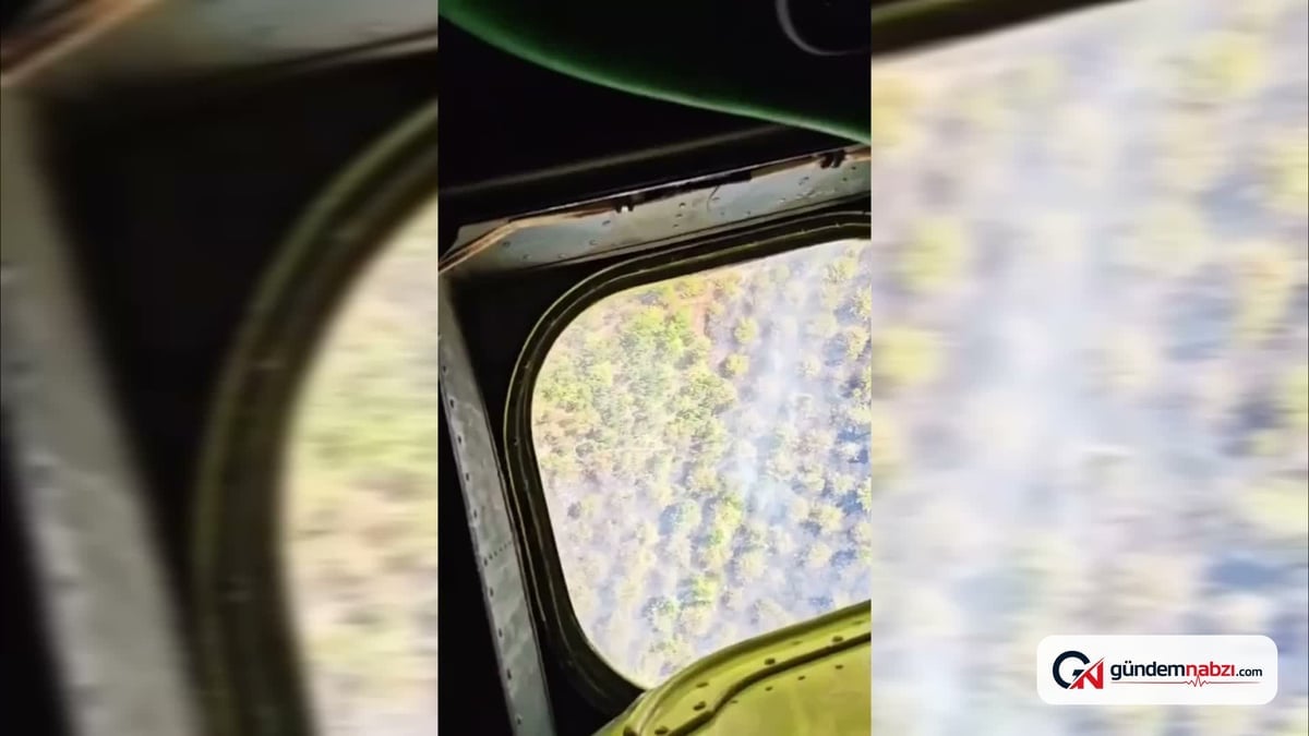 Balıkesir Dursunbey'de çıkan yangın ormanlık alana sıçradı