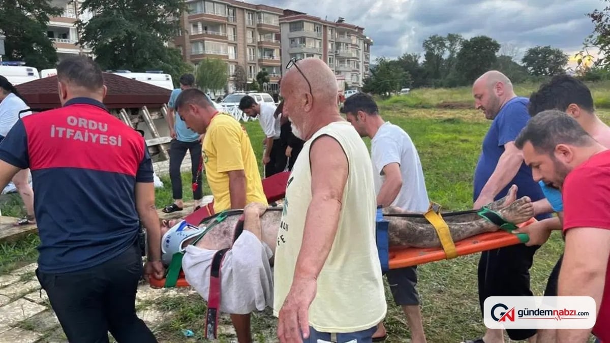 Ordu'da denizde akıntıya kapılan 3 kişi kurtarıldı