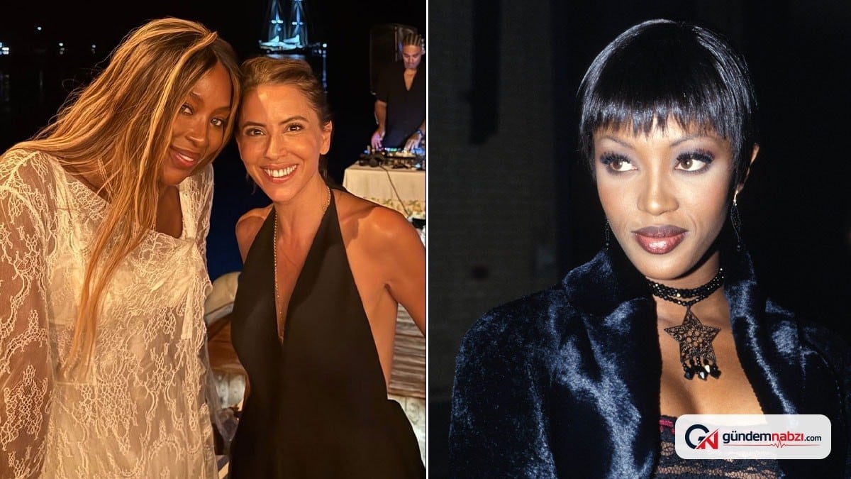 Naomi Campbell, Bozburun'da DJ kabinine geçti