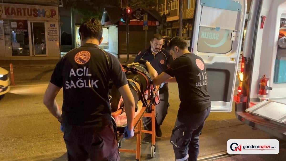 Bursa'da motosiklet devrildi, kadın sürücü yaralandı