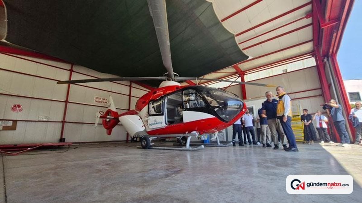 Diyarbakır'da ambulans helikopter 7 ayda 128 hastayı taşıdı