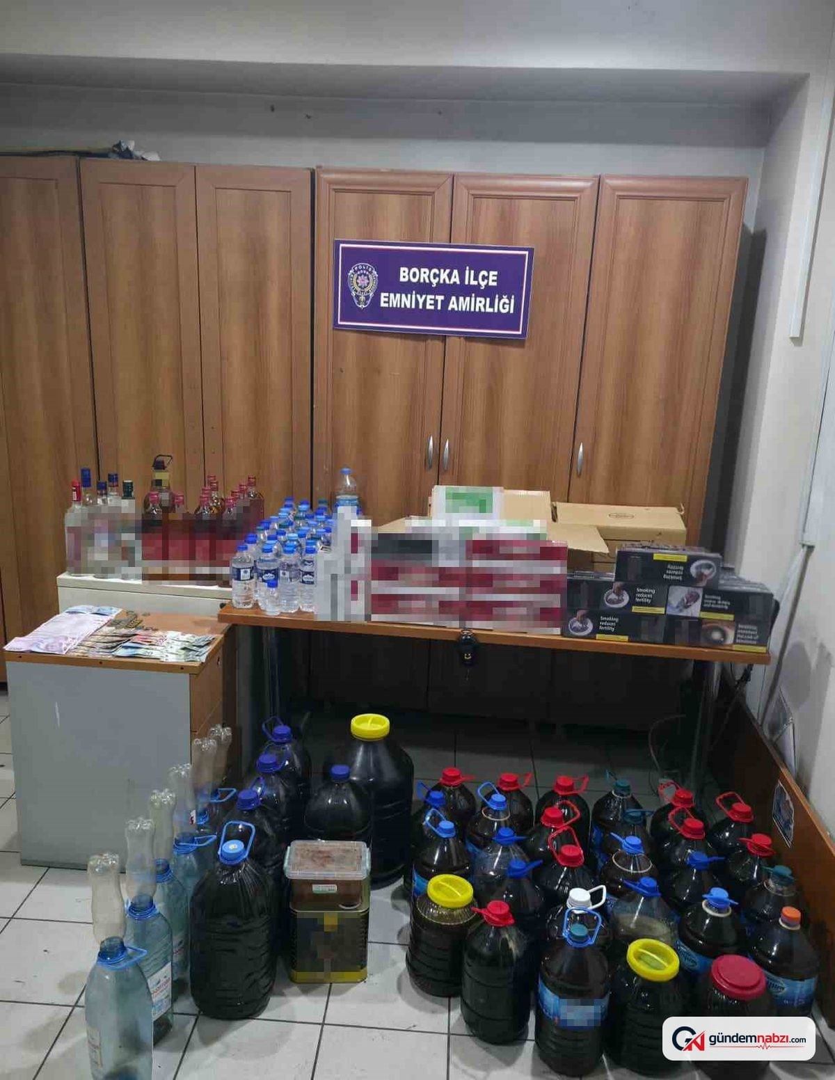 Artvin'de kaçak bal ve alkol operasyonunda bir tutuklama