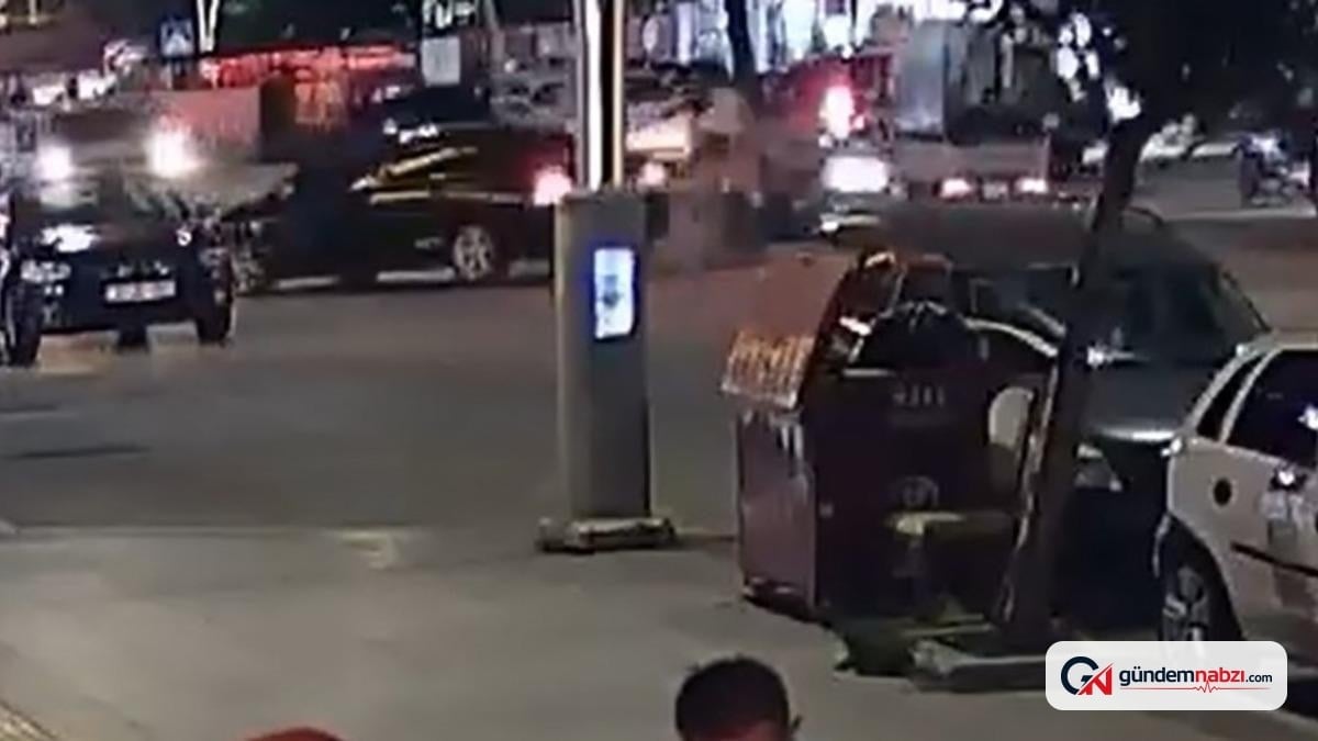 Tokat'ta dönüş yapan otomobile çarpan motosiklet sürücüsü yola savruldu