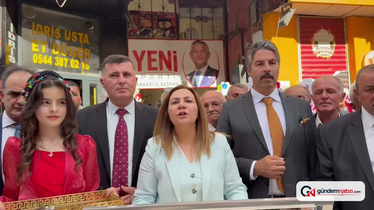 YENİ Parti Hakkari İl Başkanlığı açılışı gerçekleşti