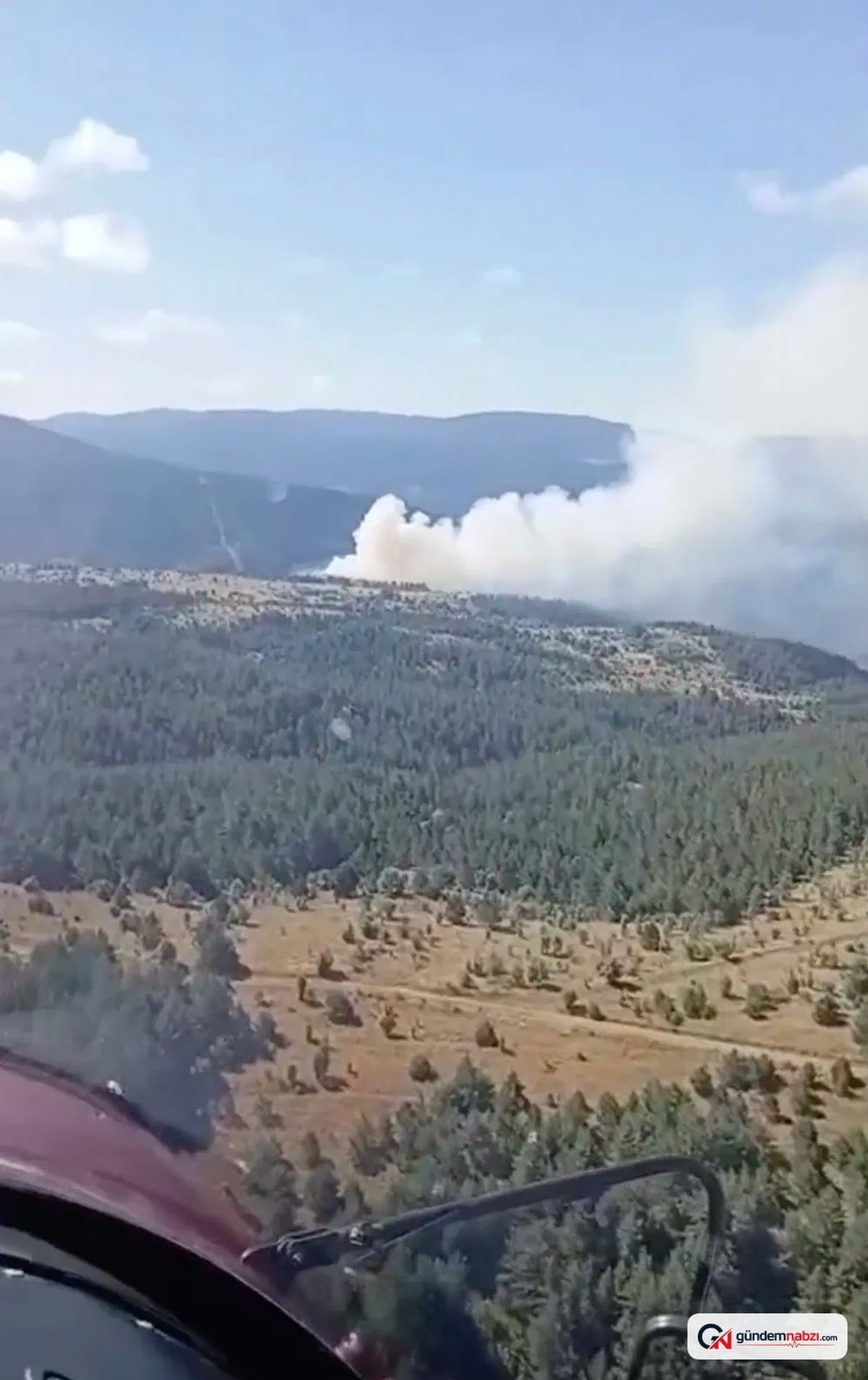 Kastamonu'da orman yangını büyümeden söndürüldü