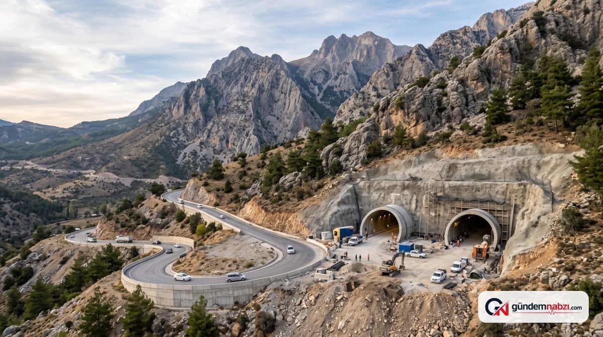 Antalya-Burdur kara yolundaki Çubukbeli Tüneli'nde çalışmalar yeniden başladı