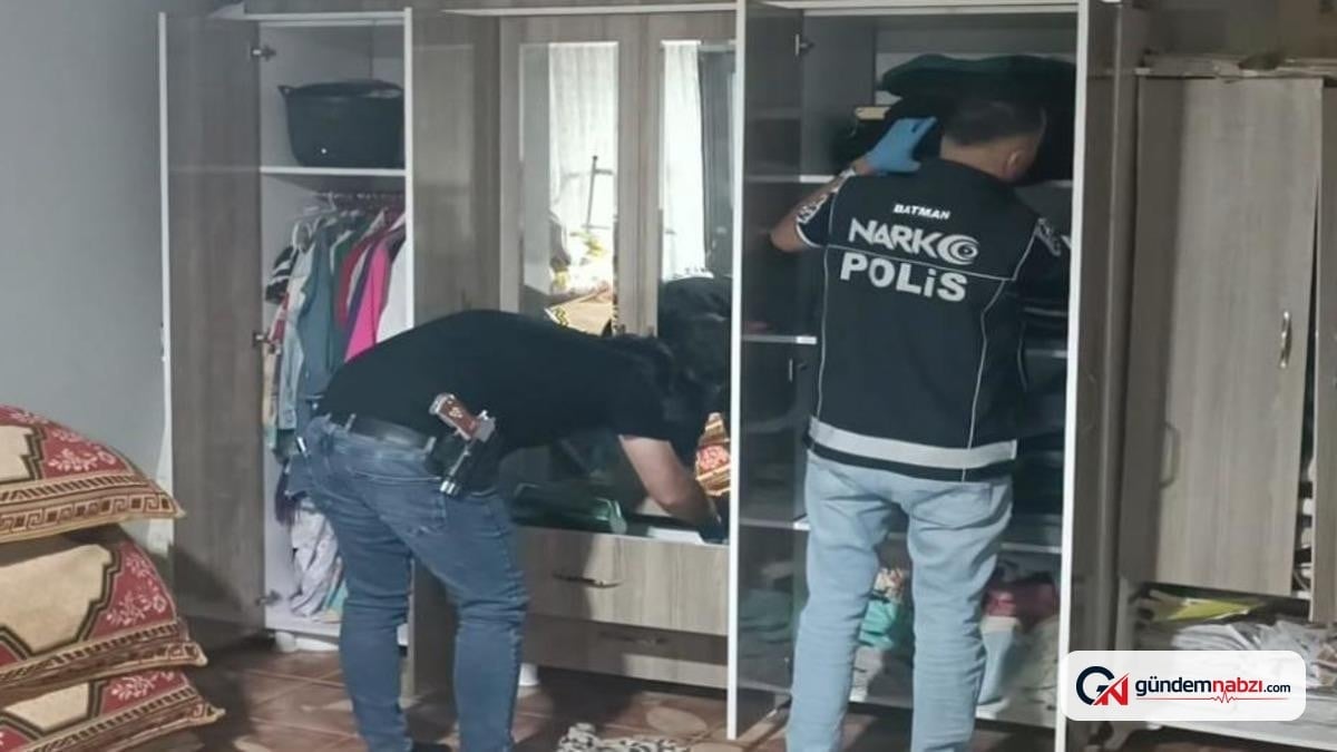Batman'da uyuşturucu operasyonları: 5 kişi tutuklandı