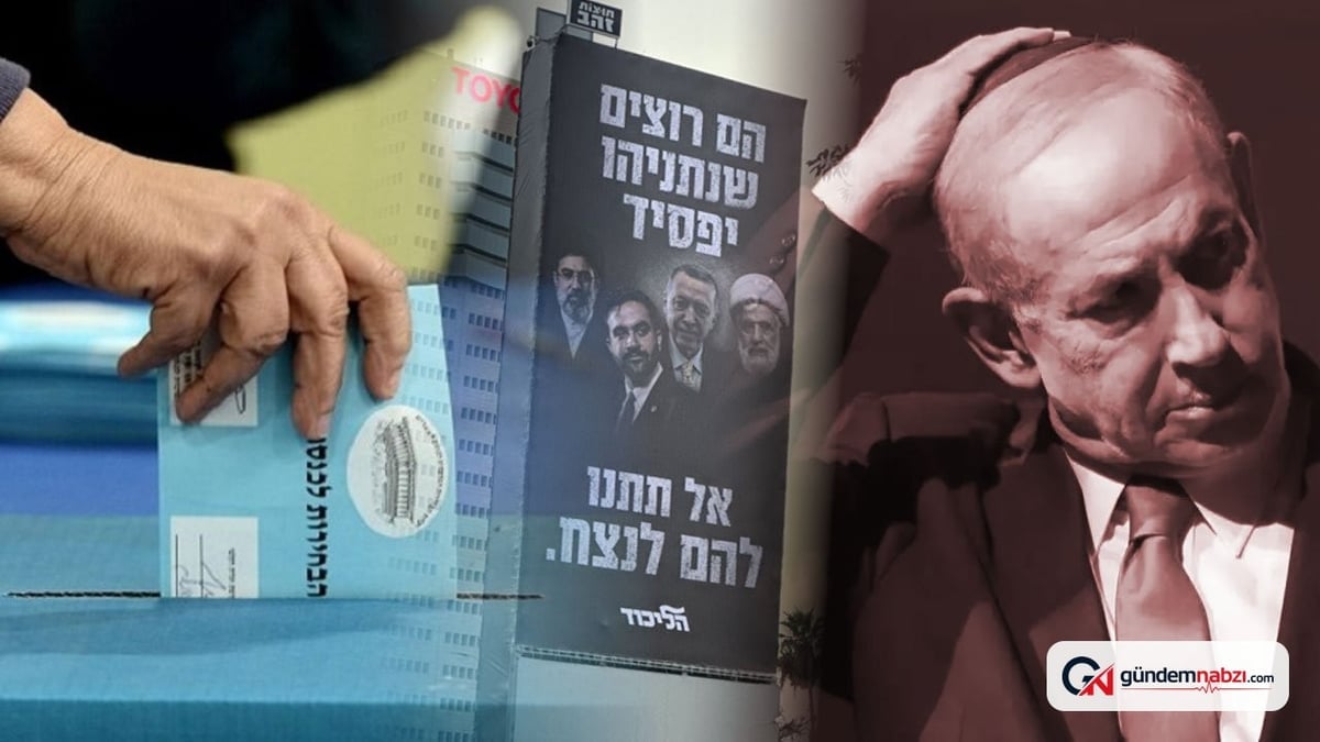Likud'un seçim afişinde Cumhurbaşkanı Erdoğan'a yer verildi