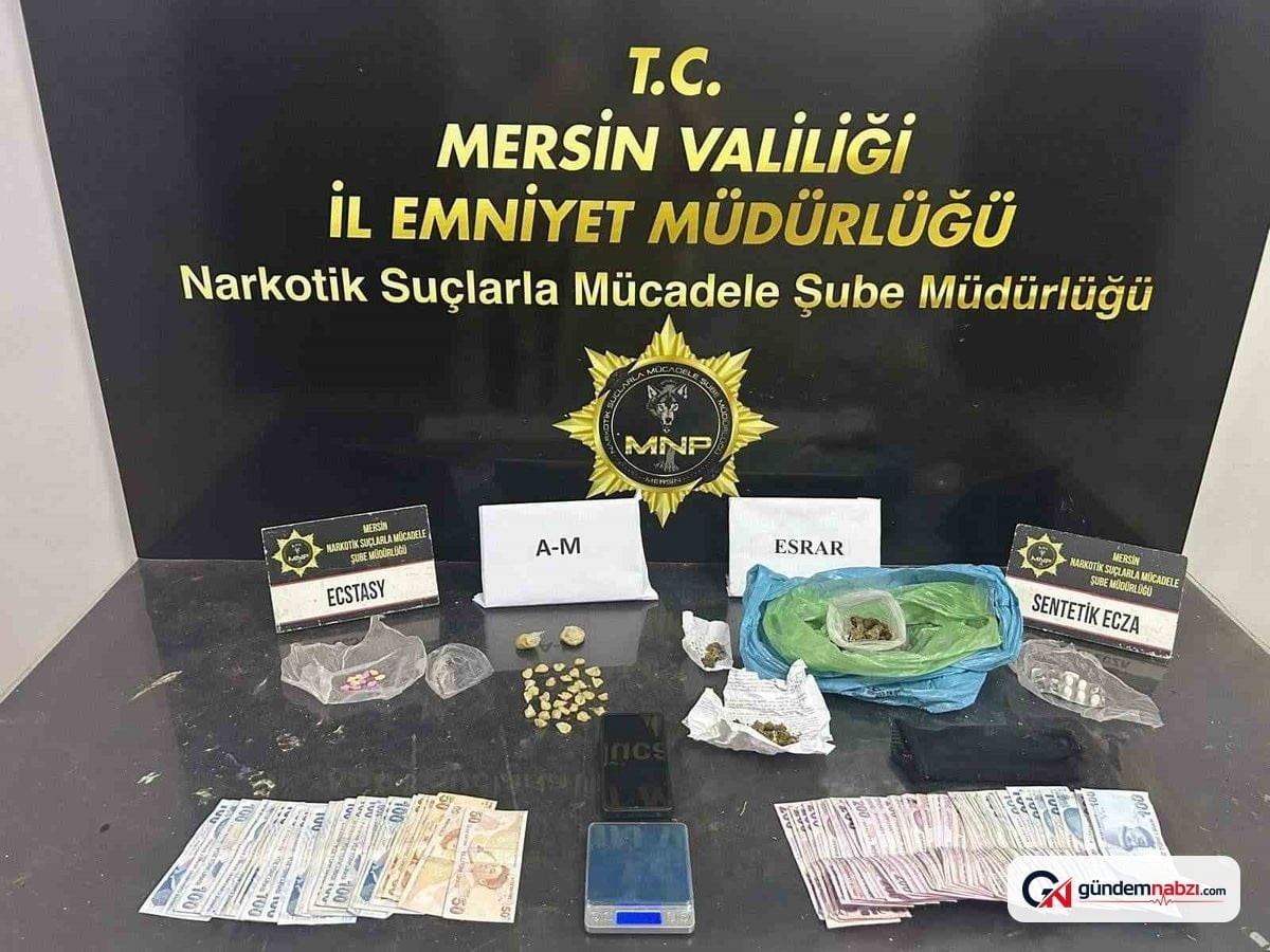 Mersin'de uyuşturucu operasyonunda 4 kişi tutuklandı