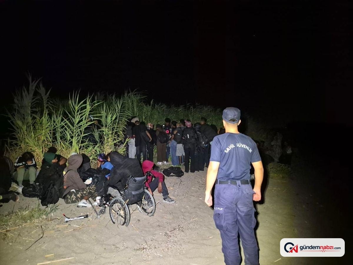 İzmir'de 62 düzensiz göçmen yakalandı