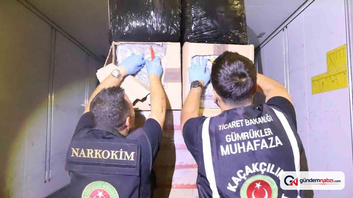 Edirne'de tırda 810 kilo esrar ele geçirildi