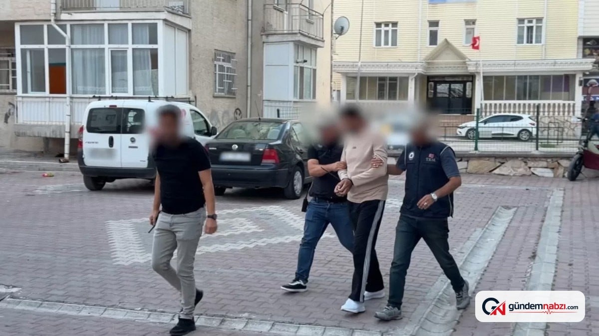 Kırşehir'de kırmızı bültenle aranan Iraklı terörist yakalandı