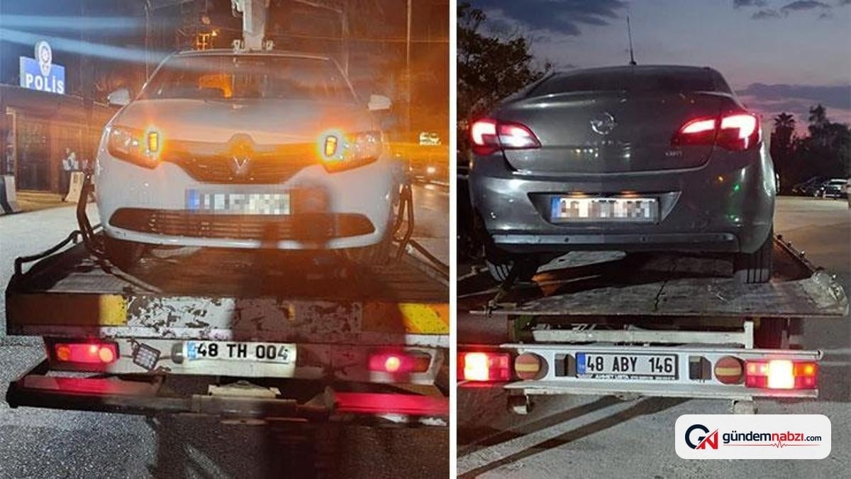 Muğla Bodrum'da korsan taksilere ceza; 62 araç trafikten men edildi