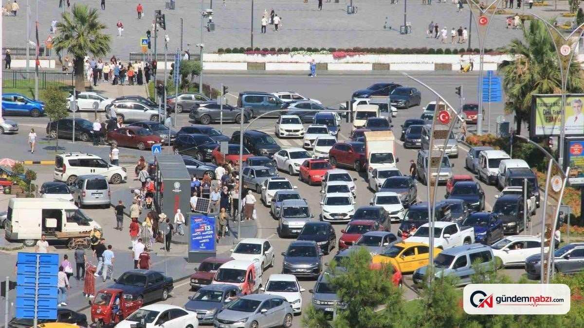 Samsun'da trafiğe kayıtlı taşıt sayısı 555 bini aştı