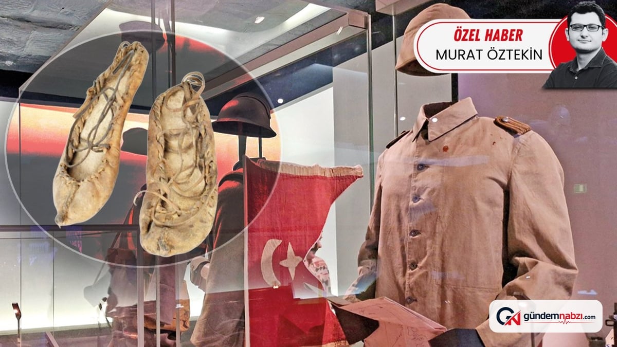 Osmanlı askerinin çarığı Londra'daki müzede sergileniyor