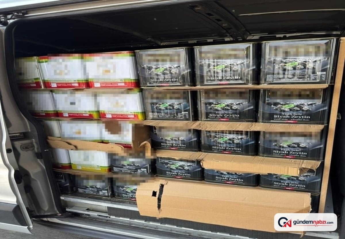 Aydın'da 1 ton sahte yağ ve 2,5 ton zeytin ele geçirildi