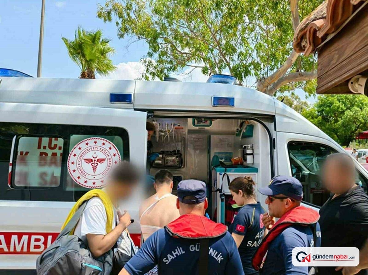 Marmaris ve Muğla Fethiye'de teknelerde yaralanan iki kişiye tıbbi tahliye