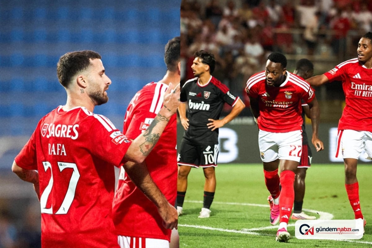 Benfica, Casa Pia'yı 7-0 yenerek sezonun ilk galibiyetini aldı