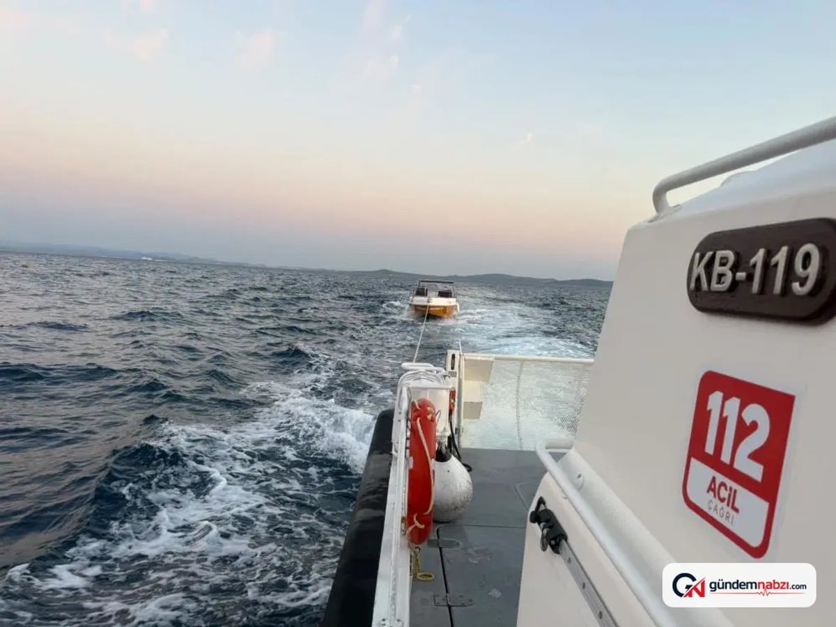 Çanakkale Boğazı'nda kurtarma operasyonu gerçekleştirildi