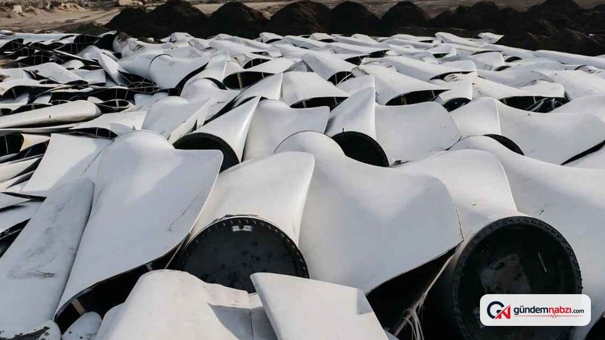 7 bin türbin kanadı geri dönüştürülerek enerji sağlıyor
