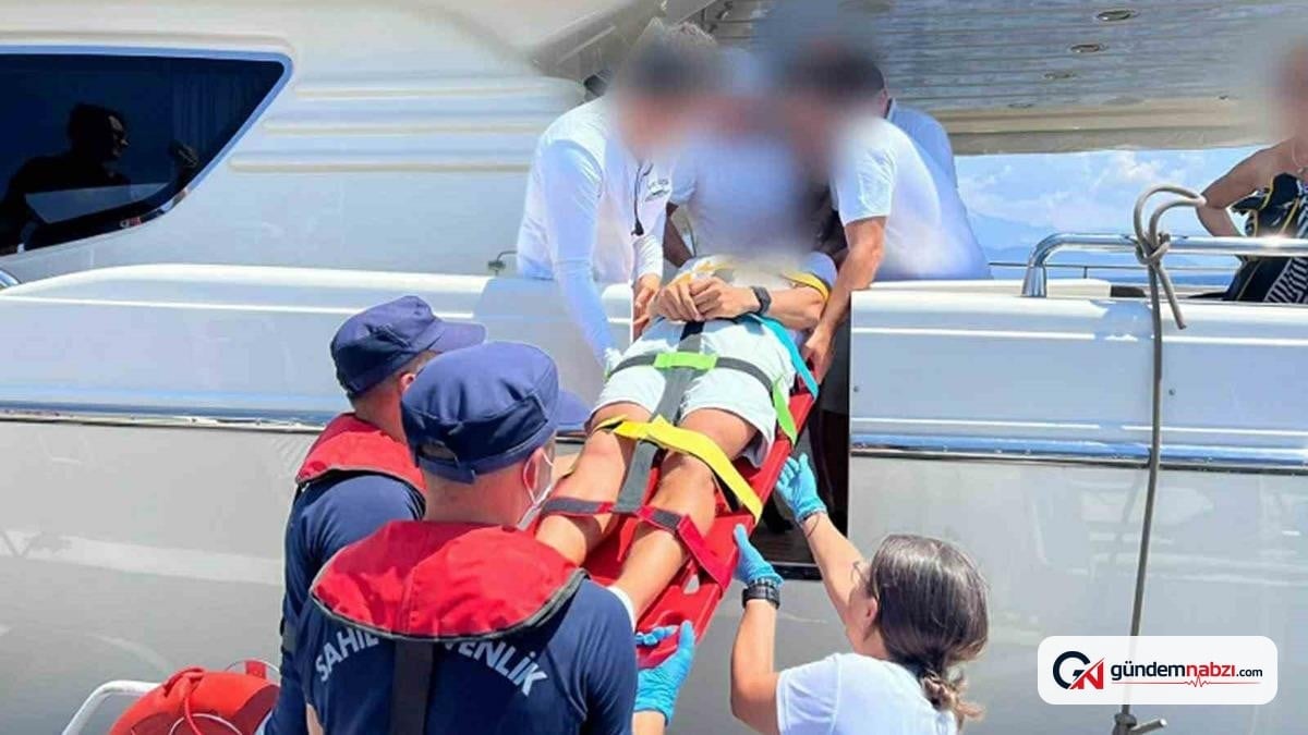 Muğla Fethiye’de yaralanan vatandaşa tıbbi tahliye gerçekleştirildi